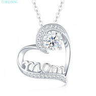 All Real Moissanite Necklace With GRA Certificate S925 Silver VVS1 3EX D Color 6.5MM Moissanite Diam
