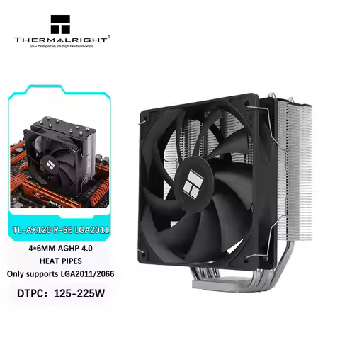 Thermalright TL-AX120 R SE LGA2011 148mm CPU Air Cooler 4x6mm AGHP4.0 Nickel plated heat pipe Only f