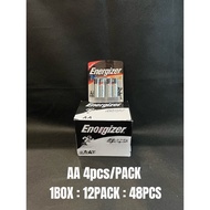 (Box) Factory Price Energizer Max Alkaline Battery AA AAA C D 9V AAAA 23A 27A Card / Bateri Energize