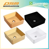 Sorento Ceramic Material Counter Top Design Bathroom Art Basin SRTWB1096 / SRTWB1096-BL / SRTWB1096-