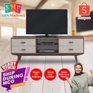 [SHIP DURING MCO] 5 Feet Wood Design TV Cabinet / TV Console / Media Cabinet / Display Cabinet