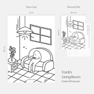 Frank's Living Room - Postcard & Poster by September Spring