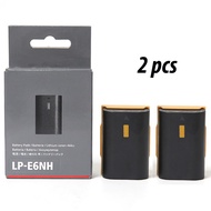 2pc Canon Battery 2130mAh LP-E6NH LPE6NH Battery for Canon EOS R R5 R6 5DS 6D 7D 60D 70D 80D 90D