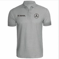 Mercedes polo shirt E320Lbenz mercedes E 320 L car collar shirt/