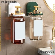 ROSEGOODS1 Soap Bottle Holder, Multifunctional Adjustable Shower Gel Hanger, Portable Wall Hanger Free of Punch Self-Adhesive Shampoo Holder Bathroom Organizer Holder