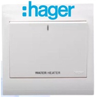 [SG STOCK Fast Delivery] Hager Water Heater Switch MB149L1 [20AX DP 1 Gang]  [No rewiring needed to 