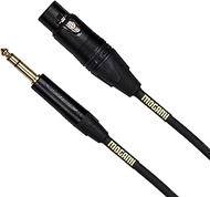Mogami GOLD TRS-XLRF-20 Balanced Audio Adapter Cable, XLR-Female to 1/4" TRS Male Plug, Gold Contacts, Straight Connectors, 20 Foot