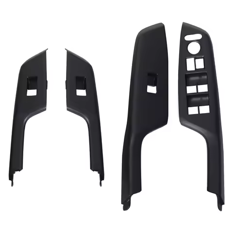 4Pcs Car Glass Lifter Black Switch Panel Window Switch Frame For Honda Civic 2012-2015-X59A