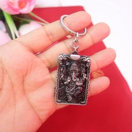 Mix Gods Metal Ganesha Hanuman Om Vel Keychain - Various Designs