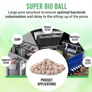 BioBall / Bio Ball Super Media Aquarium Filter High Quality Hollow Design Water Purifier Bacteria Me