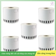 [gaozuo523.vn] 5 Refill Rolls Compatible DK-22205 Label 62mmx30.48M Continuous Compatible for Brothe