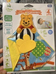 全新 Disney Baby 小熊維尼手抓咬咬巾 安撫巾 牙膠 初生嬰兒 送禮 自用
