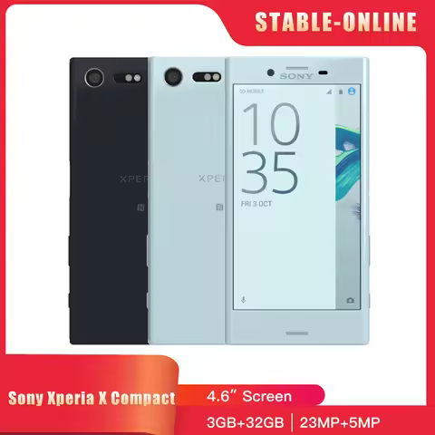Sony Xperia X Compact F5321 SO-02J 4G LTE Mobile Phone Fingerprint 4.6'' 3GB+32GB 23MP+5MP Snapdrago