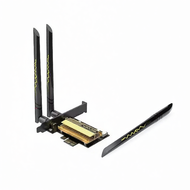 Wavlink | การ์ดเครือข่าย Tri-Band WiFi 6E PCIe/USB 5374Mbps