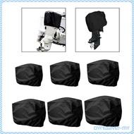 [Dynwave1feMY] Boat Full Outboard Engine Cover Motor Cover Marine Anti Sunlight Anti Wind 15HP