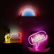 INS Creative LED Acrylic Back Panel Neon Light LOVE Heart LOVE Style INS Room Decoration Soft Light 
