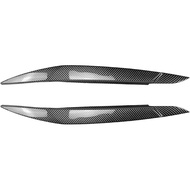 Headlight Eyebrow Headlamp Eyelid Trim Compatible with BMW X6 X6M E71 E72 2008-2014 Car Front Head L