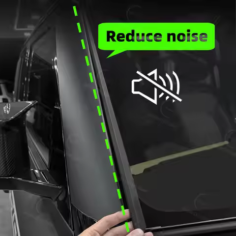 For Land Rover Defender L663 Rubber Molding A Pillar Soundproof Edge Sealing Strip Windshield Anti C