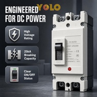 2P 250A 600V DC Circuit Breaker Solar PV MCCB Battery Main Switch Overload Protection