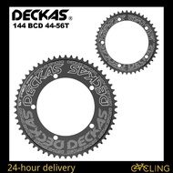 Deckas 144BCD Chainring 44T 46T 48T 50T 52T 54T 56T Single Chainring Upgraded Version Of Positive Negative Teeth For TMB Bike