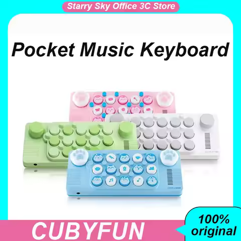 Cubyfun Easyplay Plus Pocket Mini Music Keyboard Electronic Piano Intelligent MIDI PianoType-C Bluet