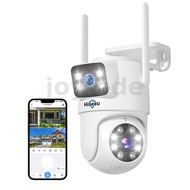 Hiseeu WS03 3MP+3MP Wifi Surveillance Camera Dual Lens 8X Digital Zoom Color Night Vision Human Dete