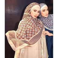 Daera Hijab / Sinar Deara Bidang 45 [Free Brooch] Tudung Bawal