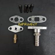 Garrett AR50 AR60 AR70 T04 GT30 GT35 Bush Turbo Oil Feed and Oil Drain Adaptor
