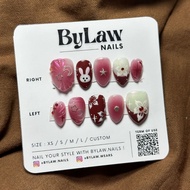 [ BYLAW.NAILS ] Bunny BlossomOMBRE | PREMIUM FAKE NAILS | PRESS ON NAILS | FAKE NAILS | FAKE NAILS G