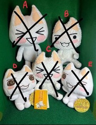 全新 絕版懷舊 TAITO Sony Computer Entertainment Inc. (2007/2008) Sony Cat 白貓 乾電池閃燈毛公仔/毛公仔擺設  (請看附圖及貨品描述)