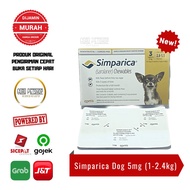 Simparica Medicine For Dog Lice Chewable Tablets - Yellow 5mg (Weight 1-2.5kg)