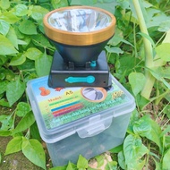 Super BRIGHT HEAD FLASHLIGHT A5_ 50W - super far lighting - with charger and strap