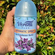 Verona​ รีฟิล สเปรย์​ automatic refill spray ขนาด 250ml. สเปรย์ปรับอากาศใช่กับเครื่องหลายแบรนได้