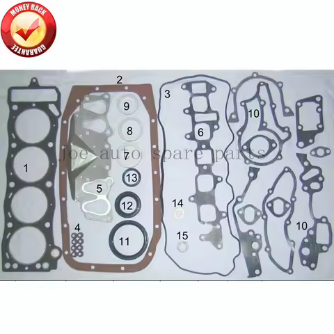 22R 22RE 22REC Engine Full gasket set kit for Toyota Land cruiser 4runner Celica Hilux VW Taro 2.4L 
