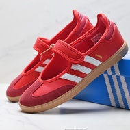 Samba Mary Jane Lazy Slip-On Sneakers Red 8FSU