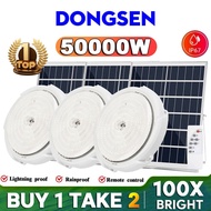 Solar Ceiling Light Indoor House 50000W LED Lampu Solar Ceiling Light Waterproof Solar Lampu