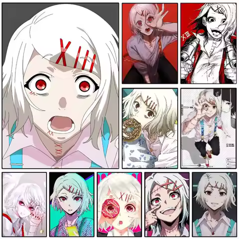 Anime T-Tokyo Ghoul J-Juuzou Suzuya Poster Art With Prints Home Bedroom Living Room Decoration Gift