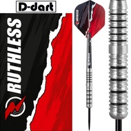 RUTHLESS STEEL TIP DART- 23G Ruthless Ranger II Darts 80% Tungsten Steel Dart (ARROW DART KELULI)