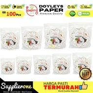 Cheffy Doyleys Paper Contents 100 Pcs / Paper Doilies / Paper Doilies / Paper Doilies / Lace Cake Ma