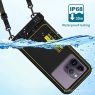 Haissky IP68 Waterproof Floating Phone Pouch - Adjustable Lanyard for Swimming Beach