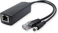 ANVISION Gigabit PoE Splitter, 48V to 12V 2A Ethernet Adapter, for Security Camera, AP, Voip and Mor