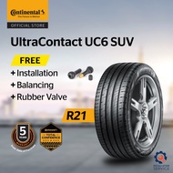 Continental UltraContact UC6 SUV R21 275/45 265/40 295/40 (with installation)