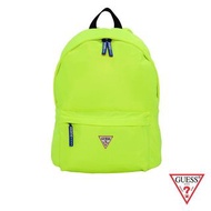 GUESS Classic Nylon Backpack 經典尼龍後背包-螢光黃