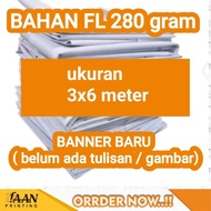 Dfaan ~ EMPTY BANNER SIZE 3X6 METERS