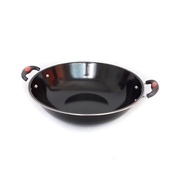 HITAM Wholesale - Enamel Wok 34cm Non-Stick Anti-Scratch - Black - Quality Materials