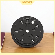 LOVIVER Black Music Theory Wheel Alloy Circle of Fifths Wheel major/minor Guitar Chord Chart Texture