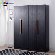 [Kingswood] Jake 4 | 6 Doors Wardrobe, Solid Plywood, Available with 3 Compartments