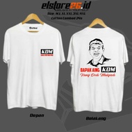 ELSTR Men's Distro T-Shirt Kang Dedi Mulyadi FansKDM | 24s Combed Cotton Oblong Top | Baraya Kang De