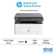 HP Mono Laser MFP 135w Wireless Printer 4ZB83A / HP Mono Laser MFP 136w Wireless 4ZB86A