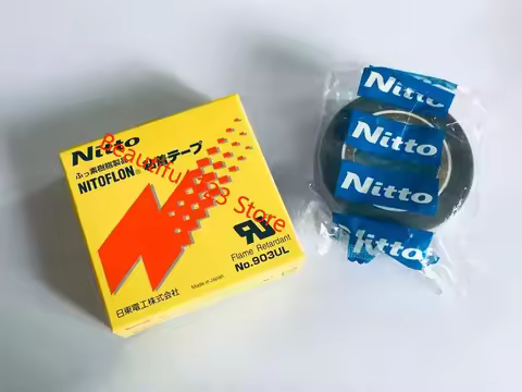 T0.08mm*W(13mm,19mm)*L10m 903 Japan NITTO DENKO Tape NITOFLON Waterproof Single Sided Tape 903UL Ori